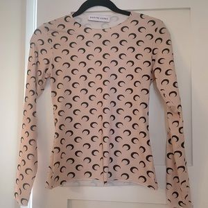 Marine Serre crescent moon top size small